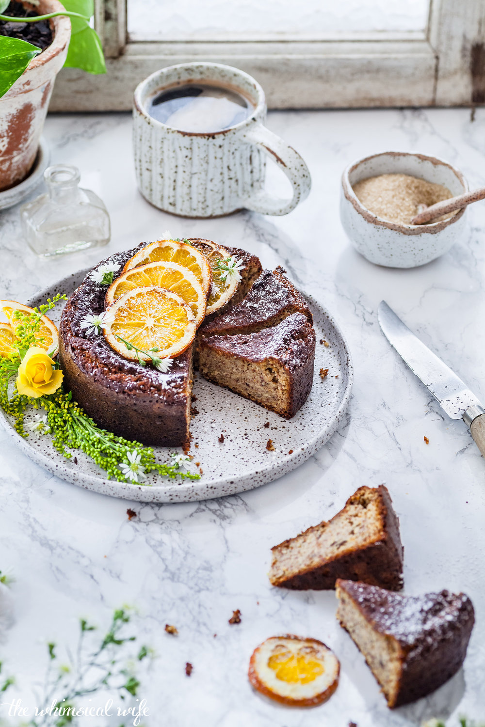 30 Cakes In 30 Days | 5. Orange & Almond Cake {Vegan, Gluten & Dairy Free} | The Whimsical Wife